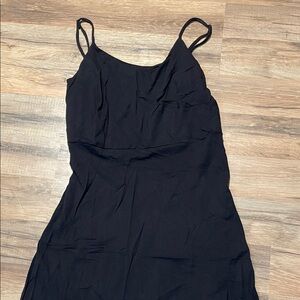 LOFT Black Maxi Dress with Spaghetti Straps